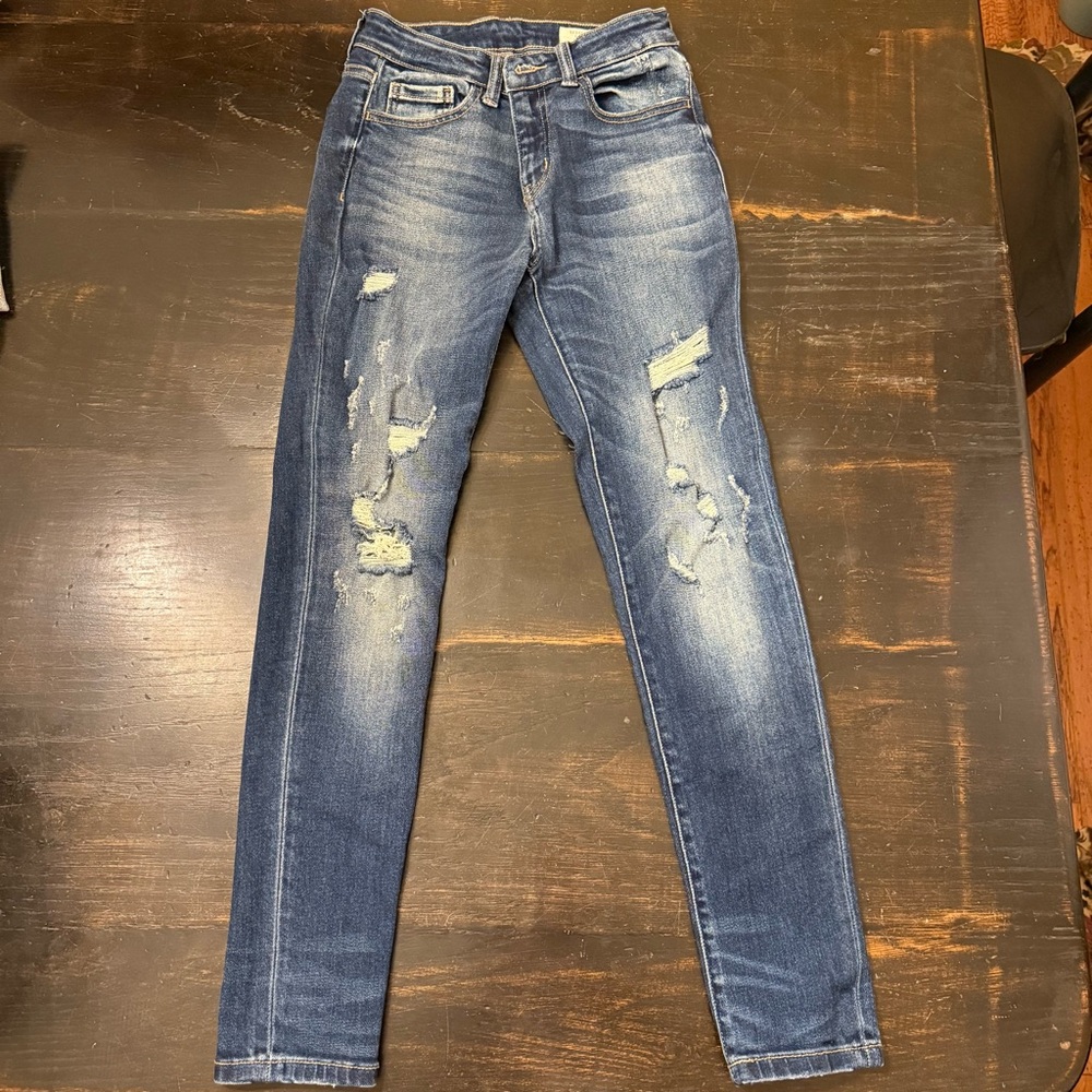 Bridge by Gly 26 Distressed Skinny Jeans